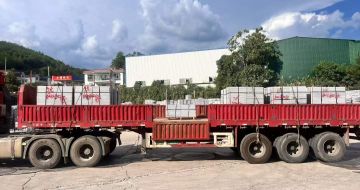 拉萨 芝麻灰花岗岩地铺石出货日常