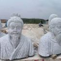拉萨 白麻花岗岩石材人物立体雕刻
