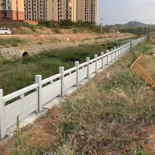 拉萨 白麻河道栏杆效果展示图