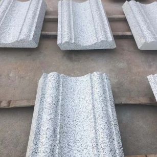 拉萨 白麻花岗岩光面别墅线条