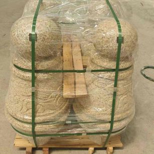 拉萨 黄金麻异形定制雕花——棒棒糖挡车柱