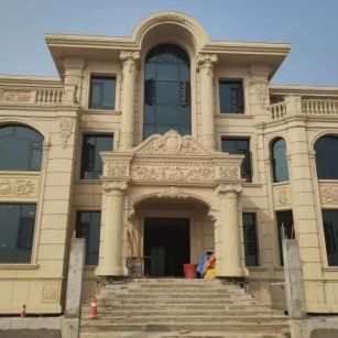 拉萨 黄金麻花岗岩别墅外墙干挂