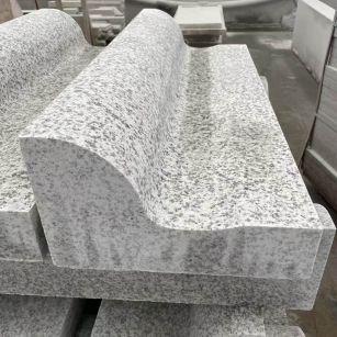 拉萨 白麻花岗岩S型路沿石，路侧石，马路牙子等