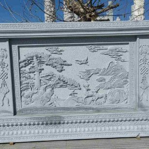 拉萨 芝麻白大型照壁，屏风，影壁