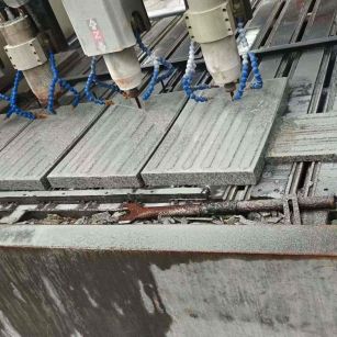 拉萨 芝麻白花岗岩荔枝面盲道雕刻