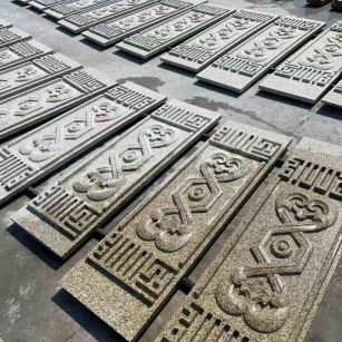 拉萨 黄金麻花岗岩外墙雕刻板