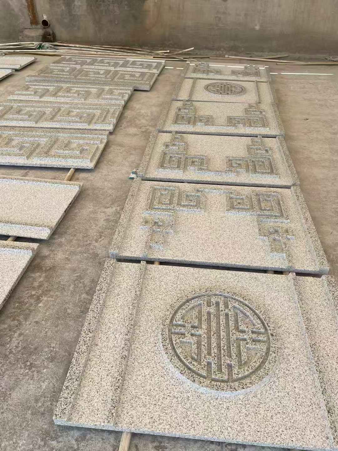 拉萨 白麻花岗岩外墙立面雕刻板