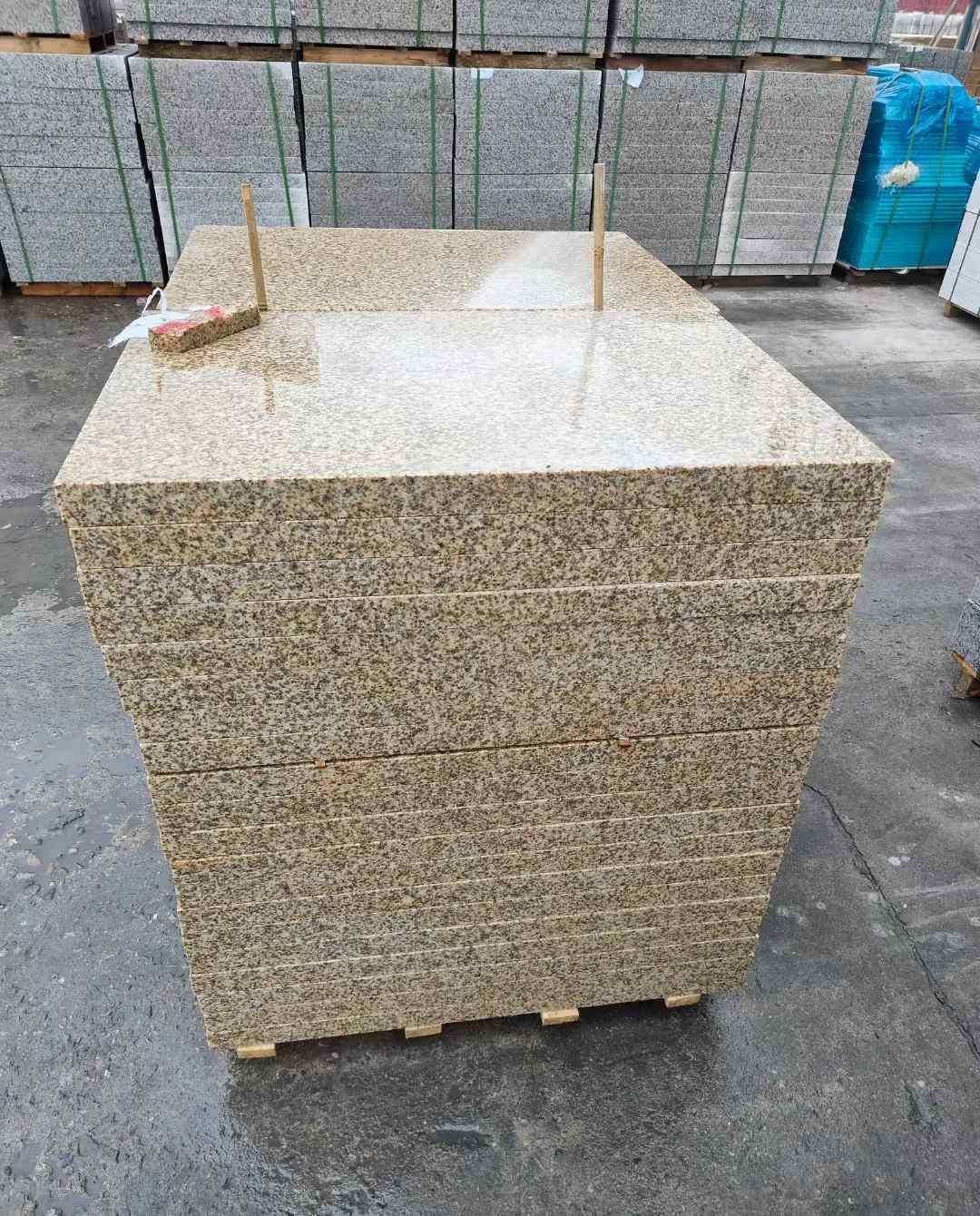 拉萨 湖北黄金麻花岗岩石材荔枝面外墙石材